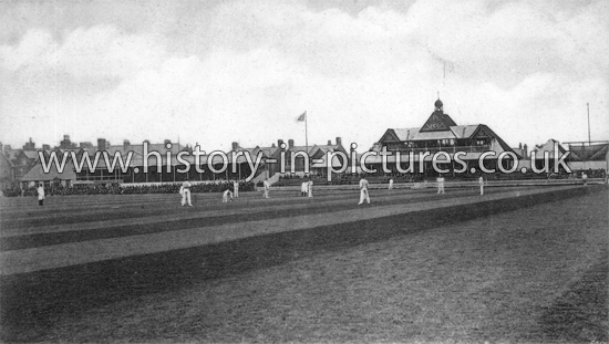 Essex County Cricket Ground, Leyton, London. c.1904